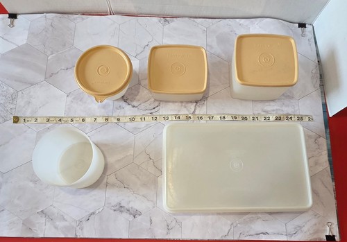 Vintage tupperware storage - tupperware,