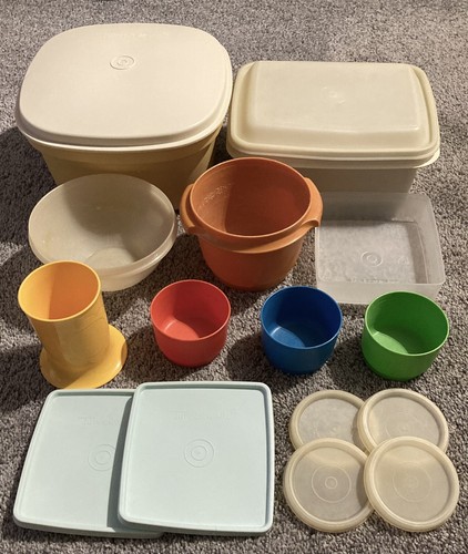 Vintage tupperware storage - tupperware,