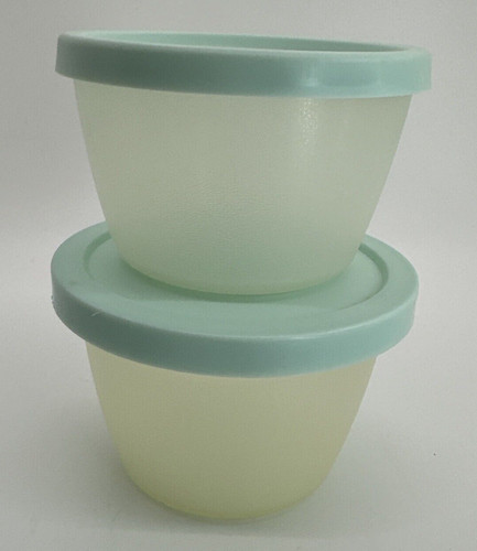 Vintage tupperware aqua lid - vintage,